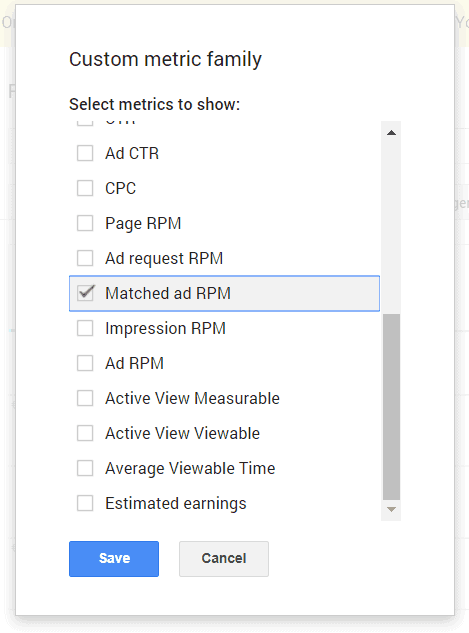 Page RPMs vs. Matched RPMs MonitizeMore