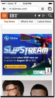 ad screenshot