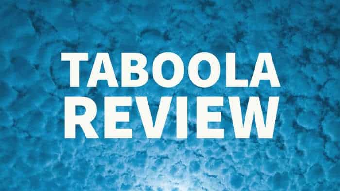 Taboola review blue image
