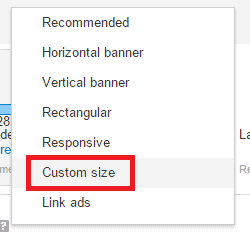 How to Create an Adsense Custom-Sized Ad Unit MonitizeMore