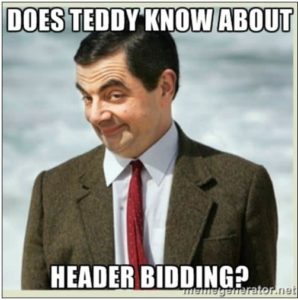 blisfully ignorant about header bidding MonitizeMore