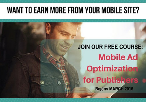Want to earn more from your mobile site-