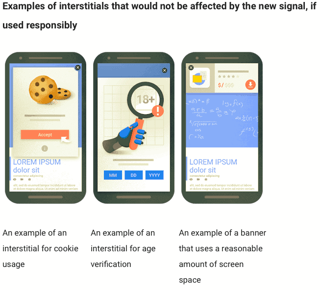 Google Now Penalizing Mobile Websites With Popup Ads MonitizeMore