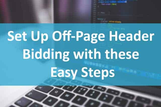 off page header bidding guide