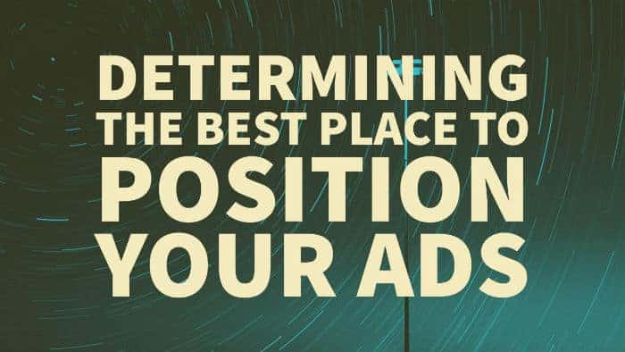 best ad position