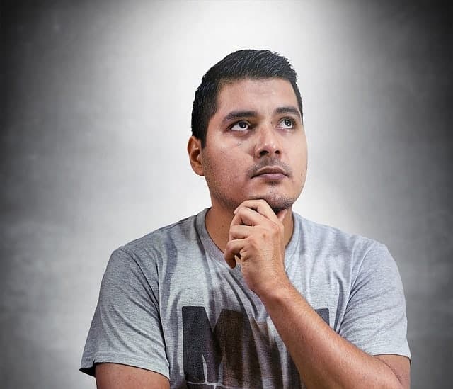 guy thinking