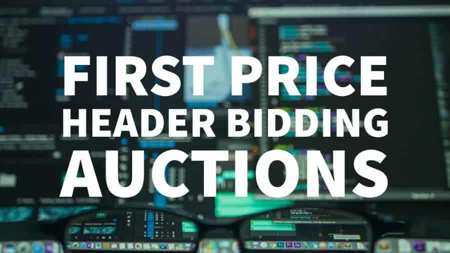 first price header bidding auction