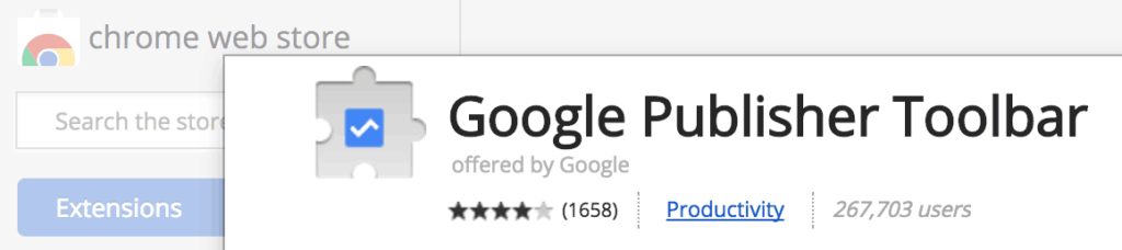 google publisher toolbar