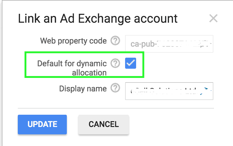 link ad exchange account