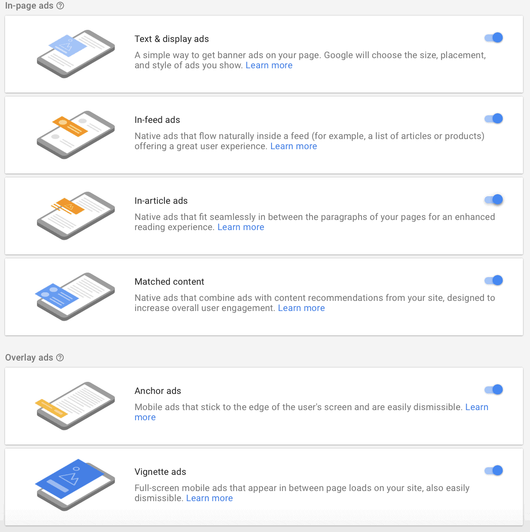 How to best implement AdSense Auto Ads MonitizeMore