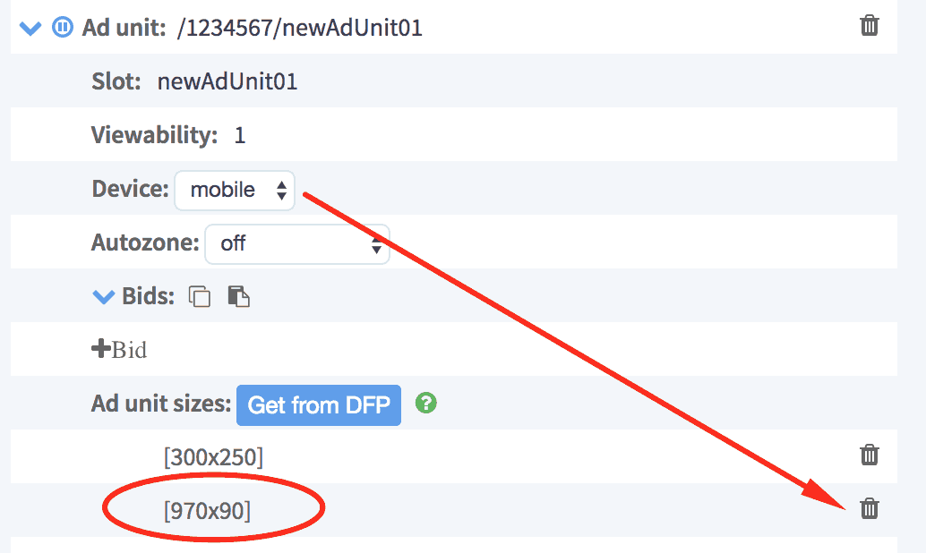 The bidder is bidding with a size not configured for the ad unit. Follow these steps to fix it. MonitizeMore The bidder is bidding with a size not configured for the ad unit. Follow these steps to fix it. MonitizeMore