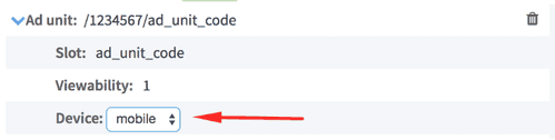 Prevent ad setup policy violations by targeting the following ad unit to serve only on mobile devices MonitizeMore