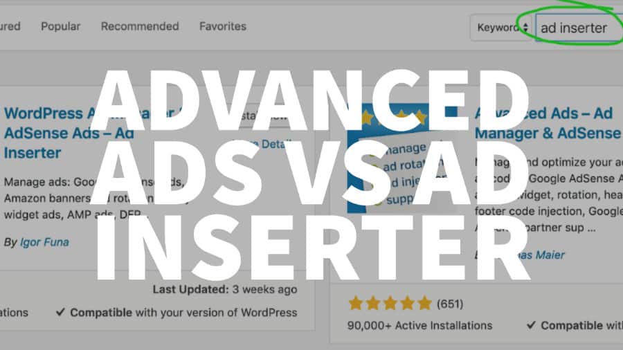 advanced ads vs ad inserter review