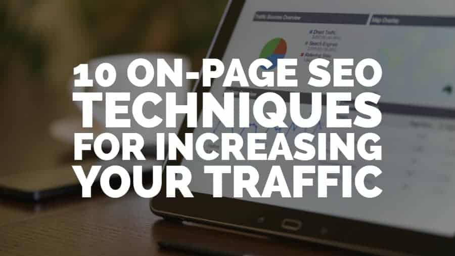 seo techniques increase traffic onpage