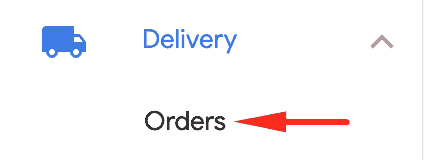 delivery and orders