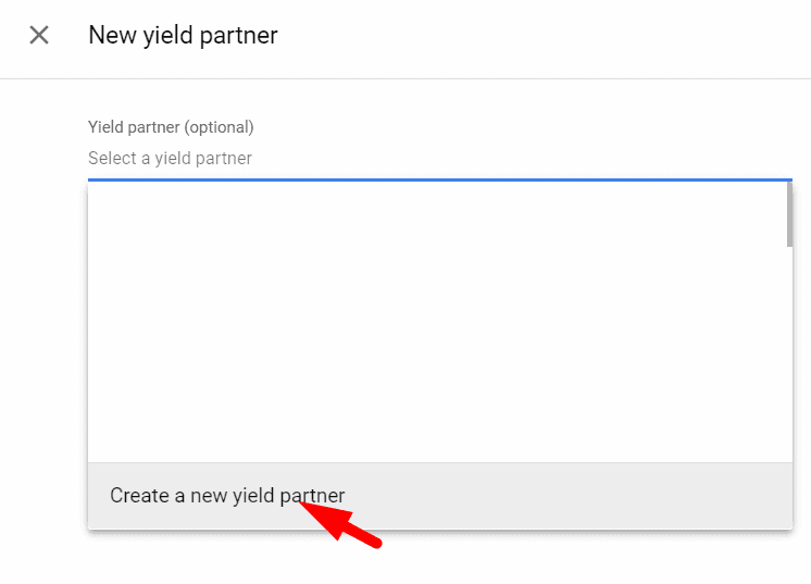 create new yield partner