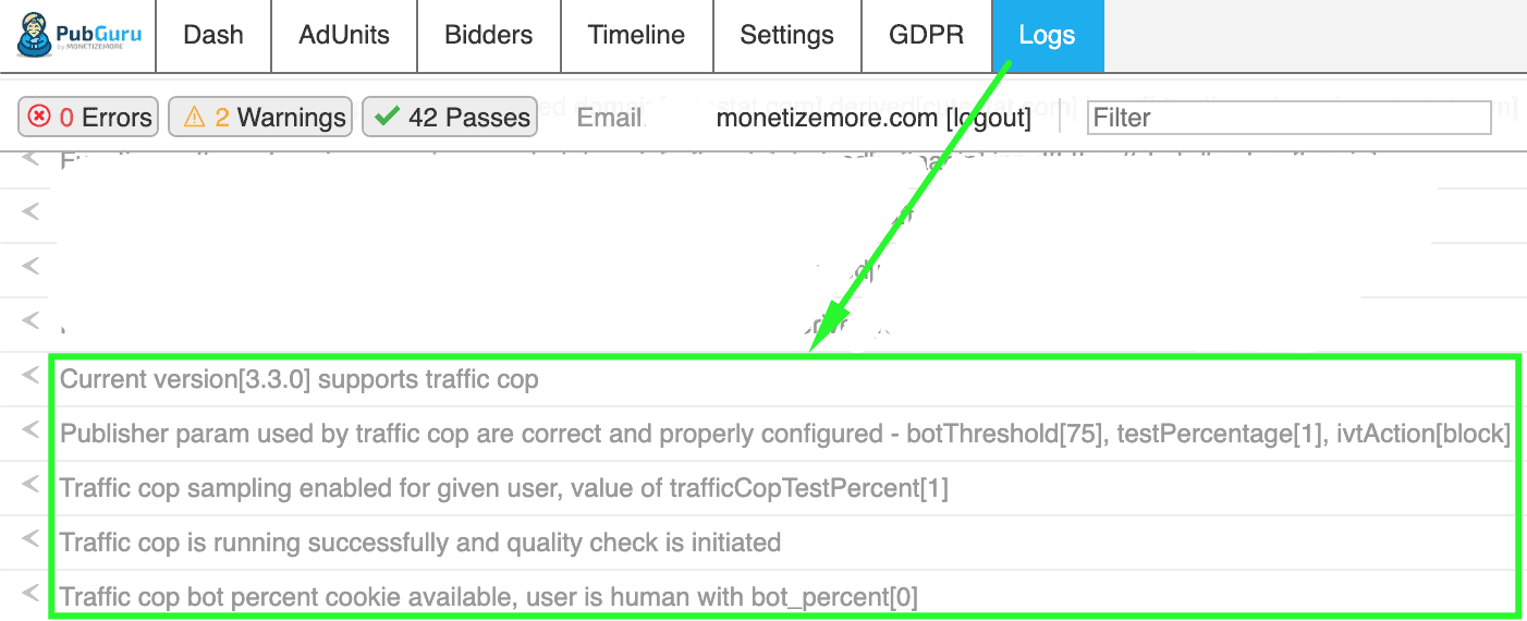 PubGuru Ad Inspector