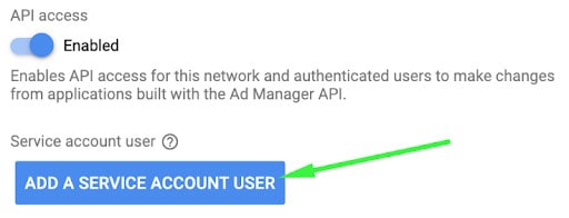 Add service account user