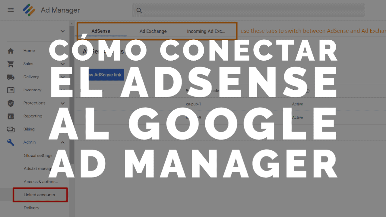 conectar el adsense al google ad manager
