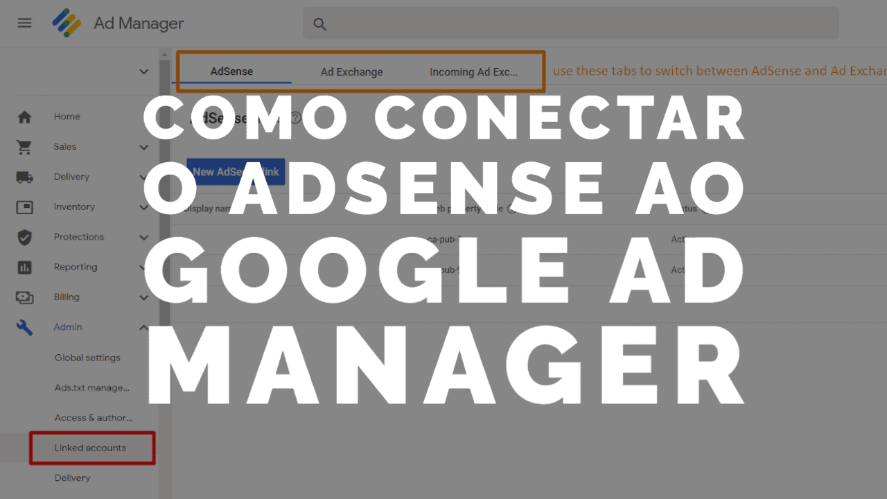 Conectar AdSense ao Google Ad Manager