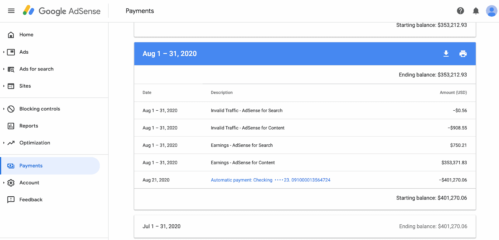 What is the difference between estimated and finalized earnings in AdSense? MonitizeMore