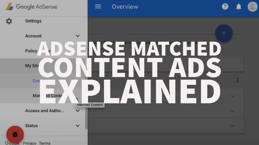 AdSense matched content