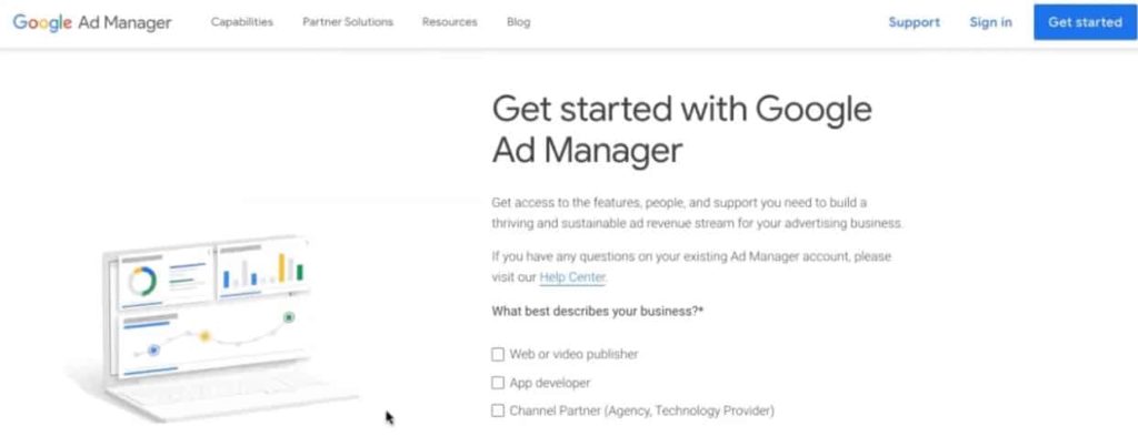 How to sign up to Google Ad Manager MonitizeMore