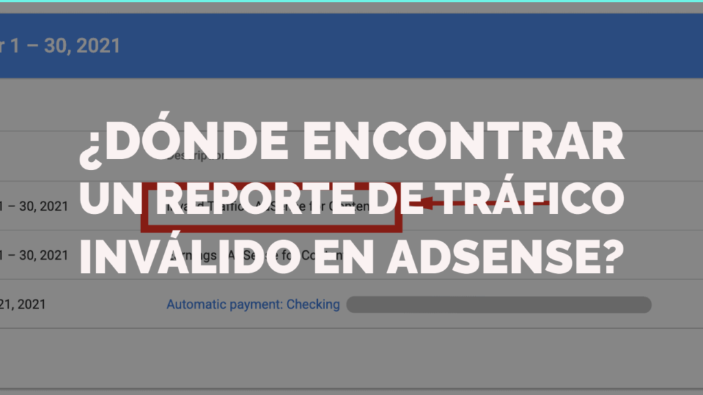 Trafico Inválido en AdSense