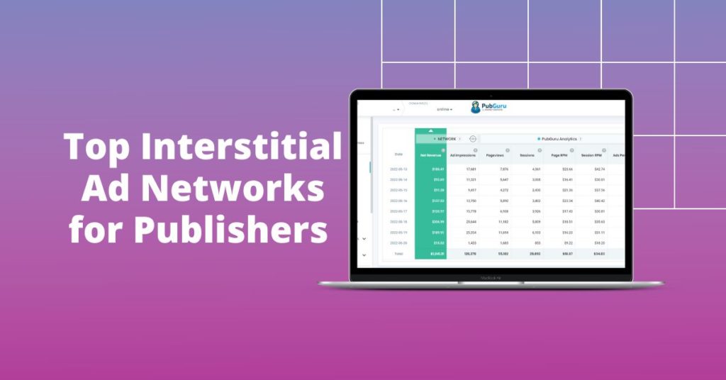 Top Interstitial Ad Networks for Publishers