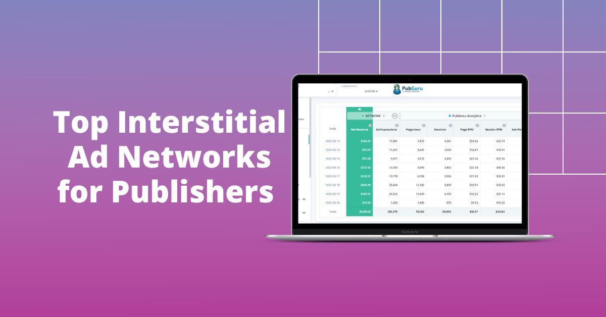 Top Interstitial Ad Networks for Publishers