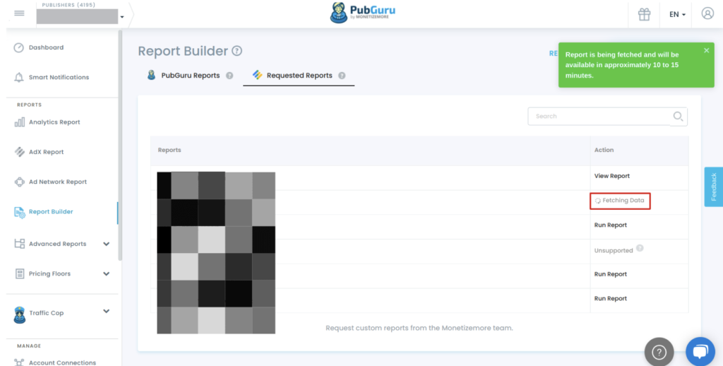report-builder-fetching-data