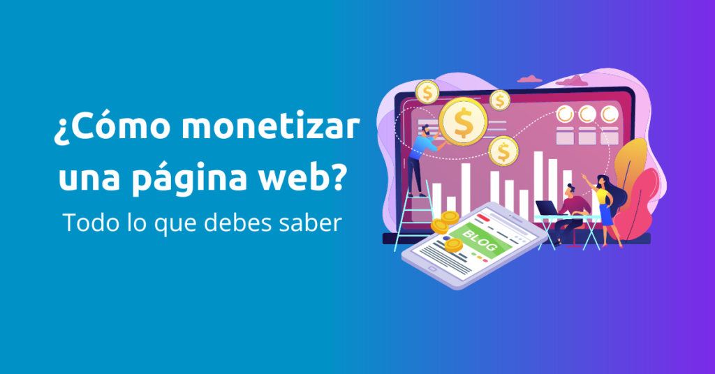 cómo monetizar una página web