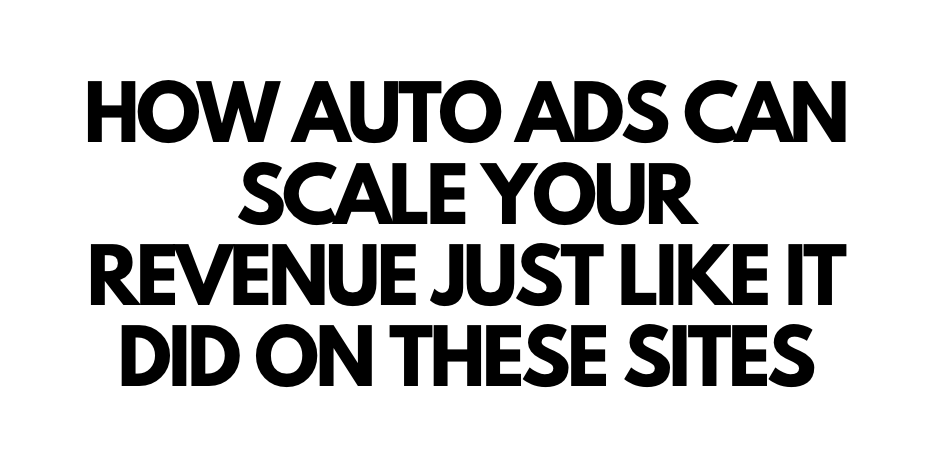 How to best implement AdSense Auto Ads MonitizeMore