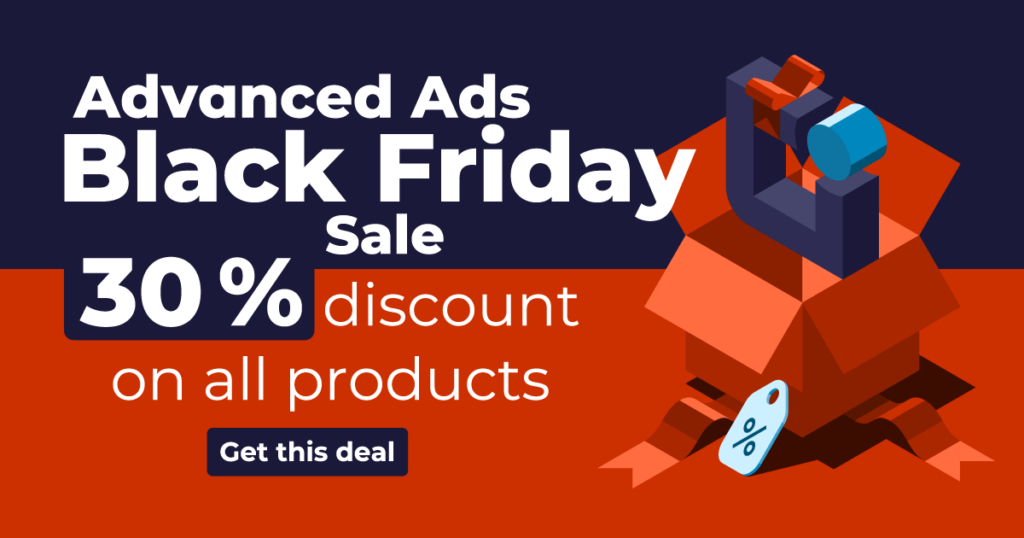 Unlock 30% Off Advanced Ads This Black Friday - Optimize Your WordPress Monetization MonitizeMore