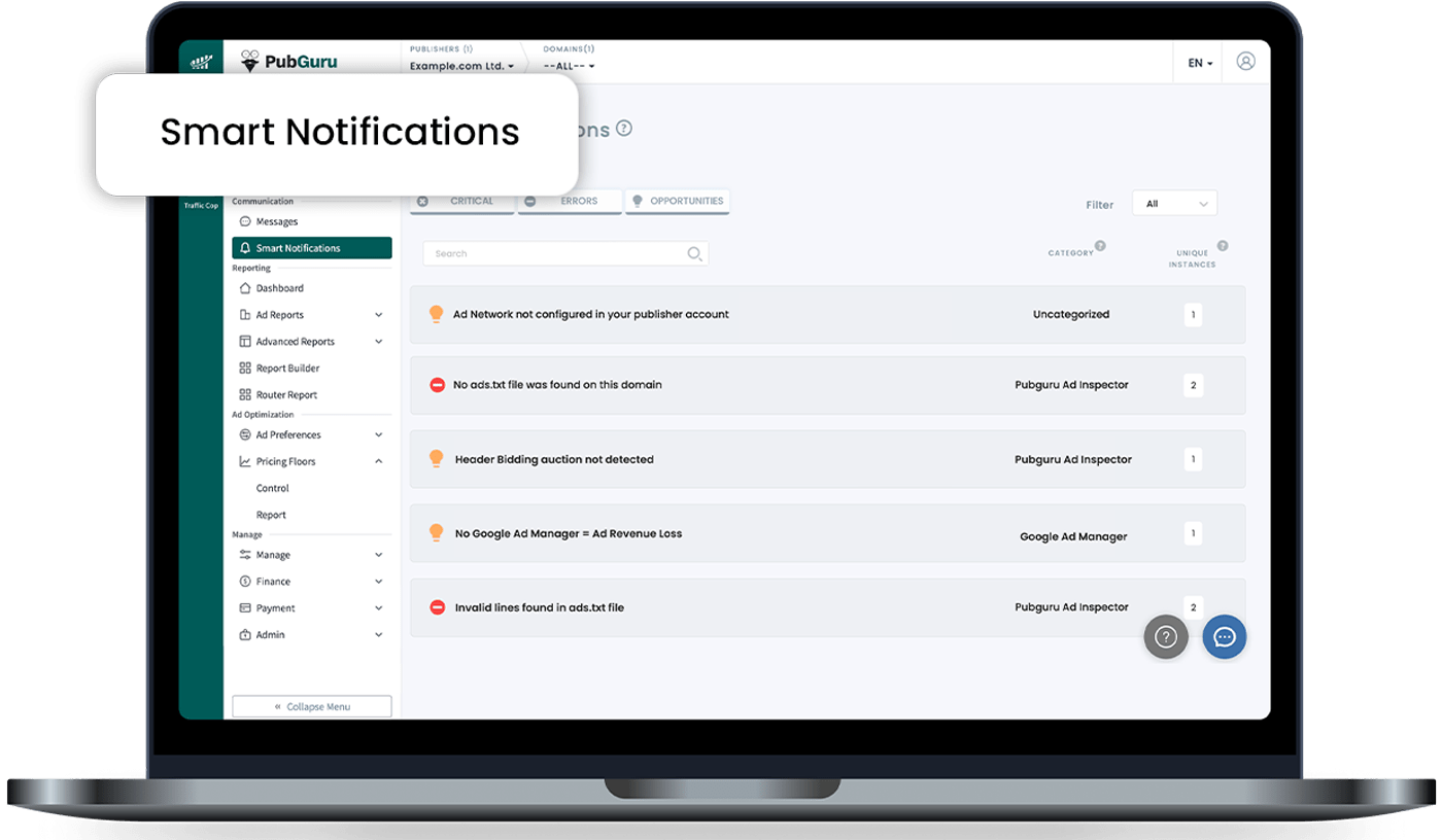 PubGuru Smart Notification