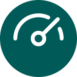 Icon dashboard green